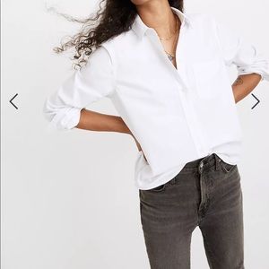 Madewell White Button Down